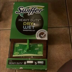 Swiffer Heavy Duty Dry+Wet Sweeping Kit New